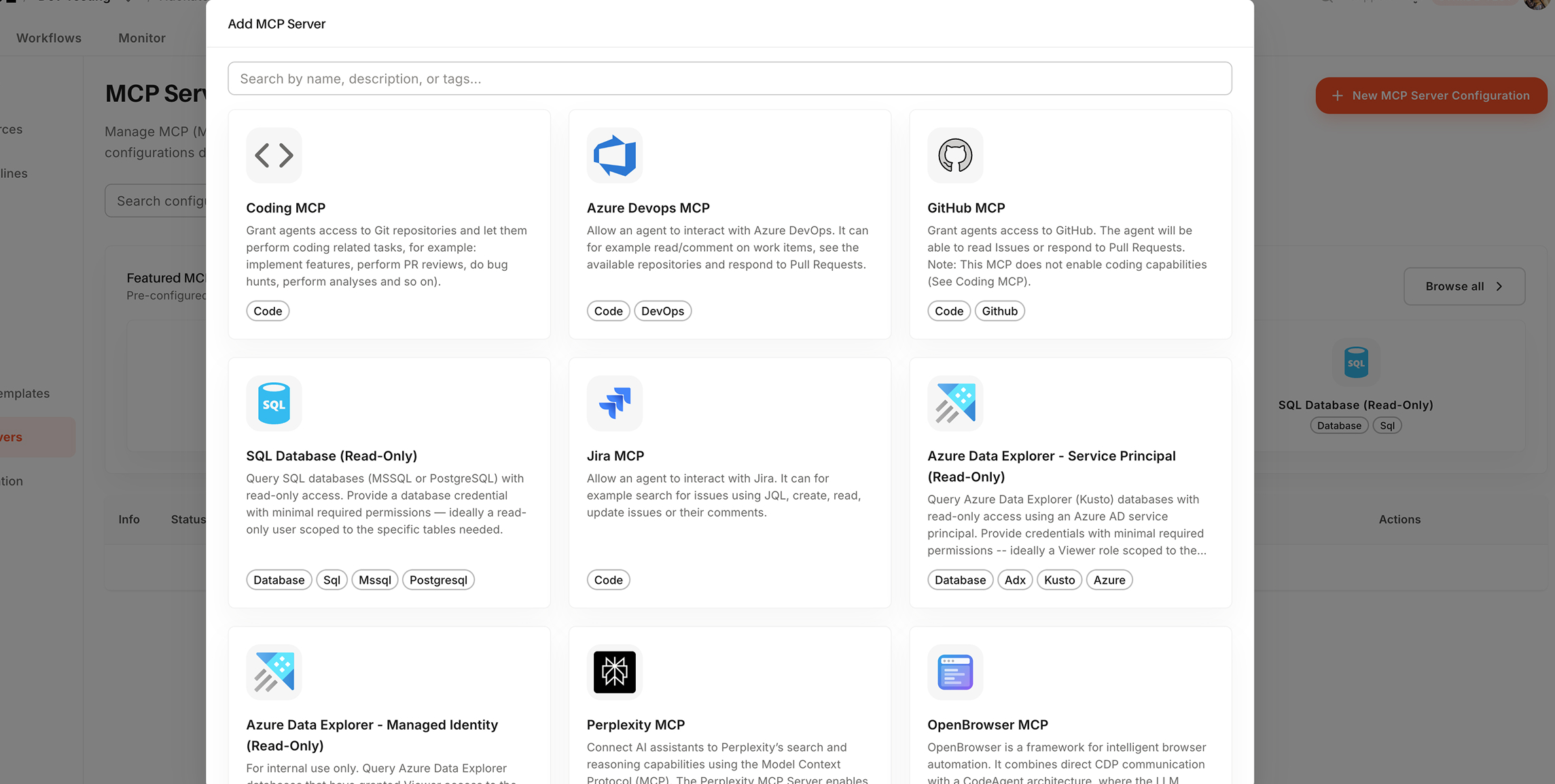 STRIIDE MCP server library for shared data sources and integrations